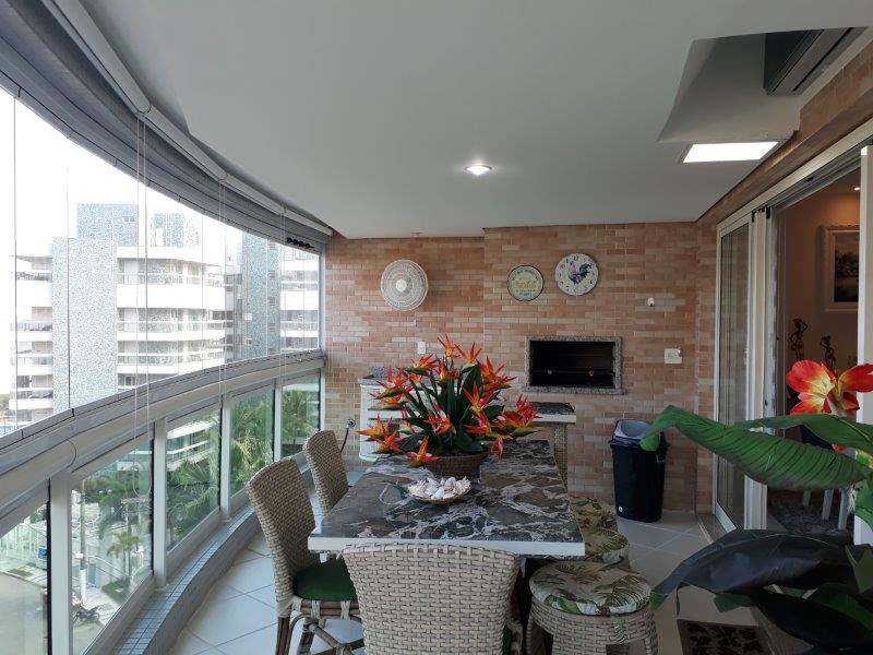 Belíssimo apartamento, pé na areia 143m², com 3 suítes, em Riviera de São Lourenço - Bertioga SP