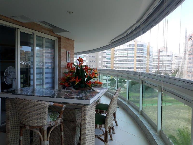 Belíssimo apartamento, pé na areia 143m², com 3 suítes, em Riviera de São Lourenço - Bertioga SP